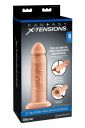 Страпон фаллопротез силиконовый Pipedream Fantasy X-Tensions, бежевый, 20 х 5 см