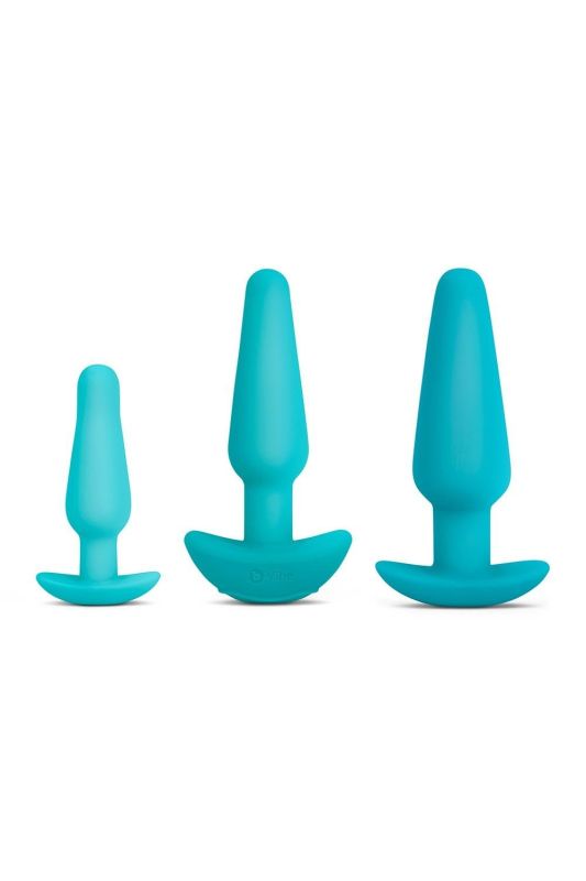 Набір для анального сексу B-Vibe Anal Training 7 предметів, синій вид 9