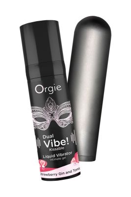 Набір Orgie VIBE! BULLET чорна віброкуля та рідкий вібратор 15 мл
