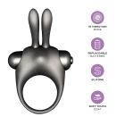 Набір ерекційне віброкільце та краплі для клітора Orgie ORGASMIC BUNNY вид 6
