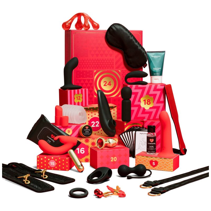 Адвент-календар для пар Lovehoney X Womanizer We-Vibe Couple's Advent Calendar 2025, 24 предмета вид 2