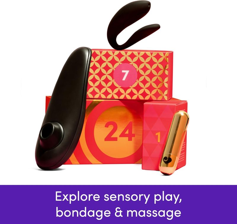 Адвент-календар для пар Lovehoney X Womanizer We-Vibe Couple's Advent Calendar 2025, 24 предмета вид 4