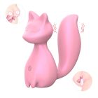 Міні-вібратор кліторальний Every Night Toys Doris у формі лисиці світло-рожевий, 10 режимів вібрації вид 2