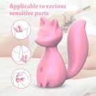 Міні-вібратор кліторальний Every Night Toys Doris у формі лисиці світло-рожевий, 10 режимів вібрації вид 3