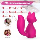 Мини-вибратор клиторальный Every Night Toys Doris в форме лисы розовый, 10 режимов вибрации вид 3