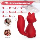 Мини-вибратор клиторальный Every Night Toys Doris в форме лисы красный, 10 режимов вибрации вид 4