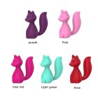 Мини-вибратор клиторальный Every Night Toys Doris в форме лисы красный, 10 режимов вибрации вид 6