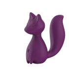Мини-вибратор клиторальный Every Night Toys Doris в форме лисы фиолетовый, 10 режимов вибрации вид 2