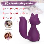 Мини-вибратор клиторальный Every Night Toys Doris в форме лисы фиолетовый, 10 режимов вибрации вид 8