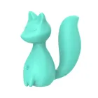 Міні-вібратор кліторальний Every Night Toys Doris у формі лисиці бірюзовий, 10 режимів вібрації вид 2