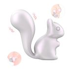 Міні-вібратор кліторальний Every Night Toys Debbie у формі білочки білий, 10 режимів вібрації вид 2