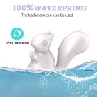 Мини-вибратор клиторальный Every Night Toys Debbie в форме белочки белый, 10 режимов вибрации вид 3