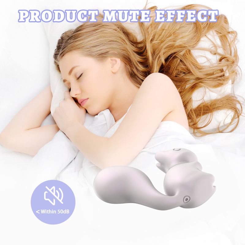 Міні-вібратор кліторальний Every Night Toys Debbie у формі білочки білий, 10 режимів вібрації вид 8