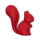 Міні-вібратор кліторальний Every Night Toys Debbie у формі білочки червоний, 10 режимів вібрації вид 2