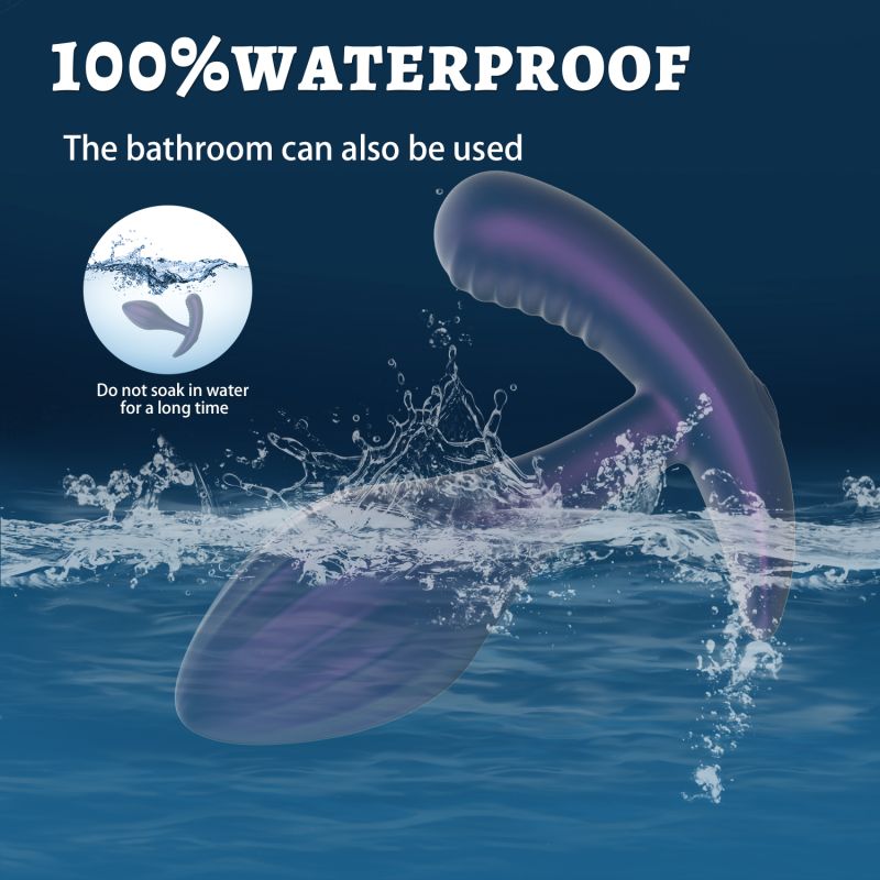 Масажер простати Every Night Toys Miah з дистанційним керуванням, синій, 10 режимів вібрації вид 3