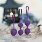 Набір вагінальних кульок Every Night Toys Wendy, 3 шт, лавандовий вид 3