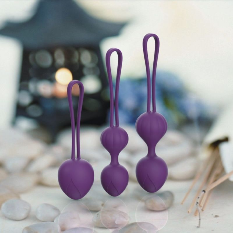 Набір вагінальних кульок Every Night Toys Wendy, 3 шт, лавандовий вид 3