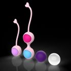 Набір вагінальних кульок Every Night Toys Lorinda рожевий з різнокольоровими кульками вид 3