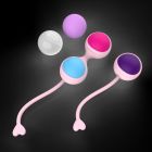 Набор вагинальных шариков Every Night Toys Lorinda розовый с разноцветными шариками вид 4