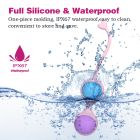 Набір вагінальних кульок Every Night Toys Lorinda рожевий з різнокольоровими кульками вид 9