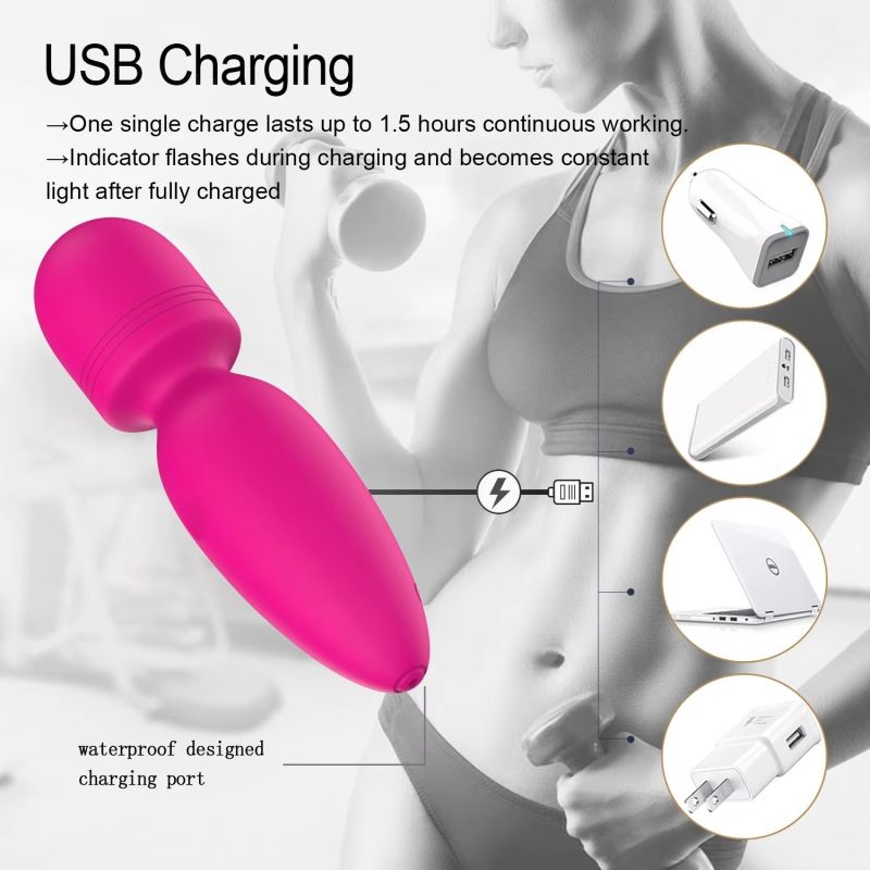 Мини-вибратор микрофон Every Night Toys Amy розовый, 10 режимов вибрации вид 4