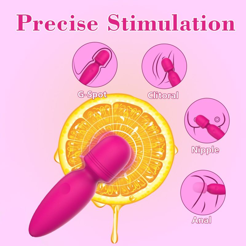 Міні-вібратор мікрофон Every Night Toys Amy рожевий, 10 режимів вібрації вид 7