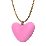 Міні-вібратор кліторальний Every Night Toys Eileen серце, світло-рожевий, 10 режимів вібрації