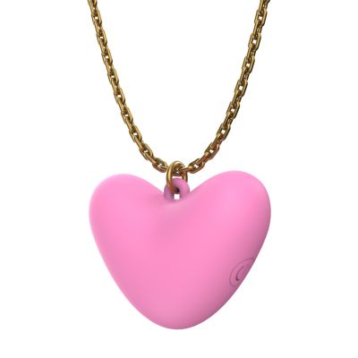 Мини-вибратор клиторальный Every Night Toys Eileen сердце, светло-розовый, 10 режимов вибрации