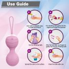 Набір вагінальних віброкульок Every Night Toys Beata, 4 шт, з дистанційним пультом, бузковий вид 5