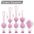 Набір вагінальних віброкульок Every Night Toys Beata, 4 шт, з дистанційним пультом, бузковий вид 11