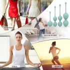 Набір вагінальних віброкульок Every Night Toys Hailey, 4 шт, з дистанційним пультом, бірюзовий вид 9