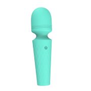 Міні-вібратор мікрофон Every Night Toys Sharon бірюзовий, 10 режимів вібрації