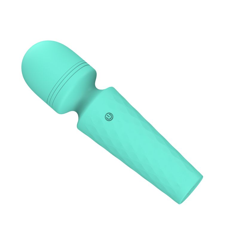 Мини-вибратор микрофон Every Night Toys Sharon бирюзовый, 10 режимов вибрации вид 3