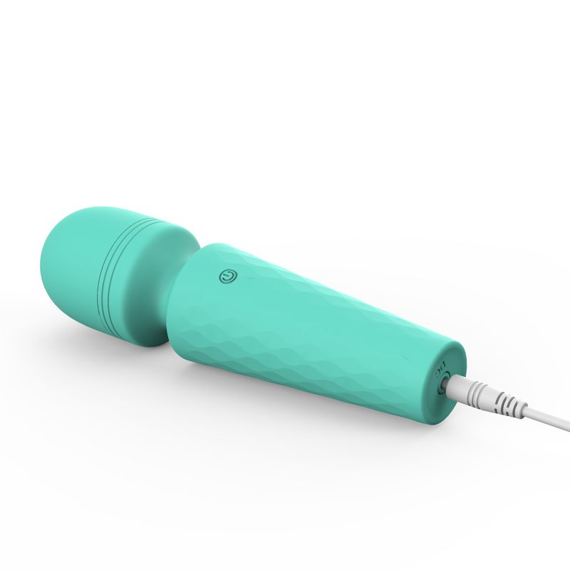 Мини-вибратор микрофон Every Night Toys Sharon бирюзовый, 10 режимов вибрации вид 6