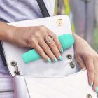 Мини-вибратор микрофон Every Night Toys Sharon бирюзовый, 10 режимов вибрации вид 12