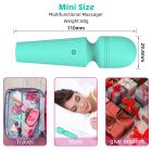Міні-вібратор мікрофон Every Night Toys Sharon бірюзовий, 10 режимів вібрації вид 15