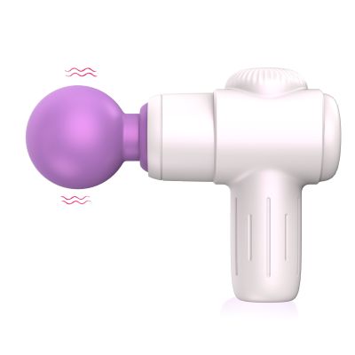 Мини-массажёр Every Night Toys Candice бело-фиолетовый, 10 режимов вибрации