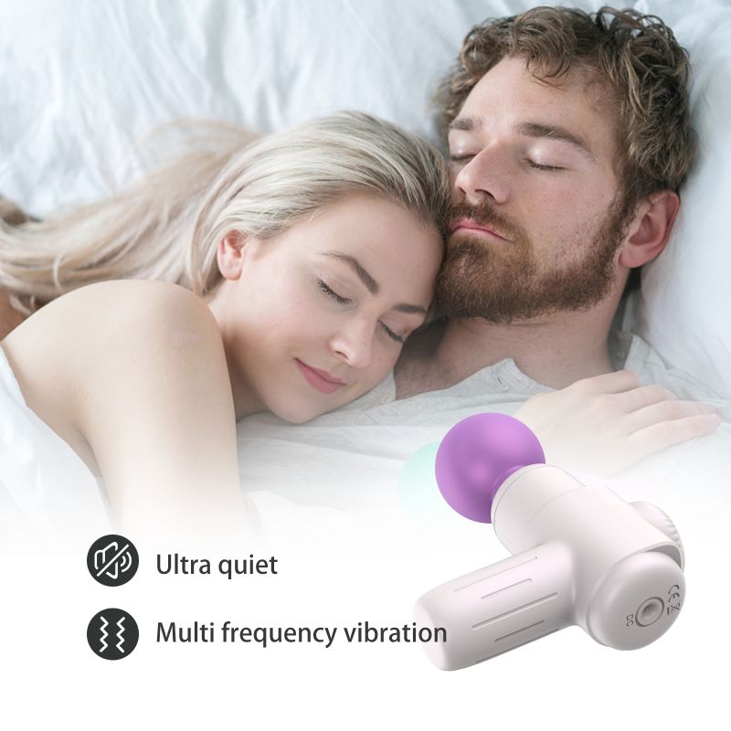 Міні-масажер Every Night Toys Candice біло-фіолетовий, 10 режимів вібрації вид 3