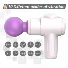 Міні-масажер Every Night Toys Candice біло-фіолетовий, 10 режимів вібрації вид 6