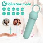 Міні-вібратор Every Night Toys Elliot світло-бірюзовий, 10 режимів вібрації вид 6