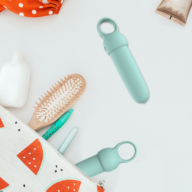 Міні-вібратор Every Night Toys Elliot світло-бірюзовий, 10 режимів вібрації вид 8