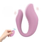 Вибратор для пар Every Night Toys Cosima с дистанционным управлением, розовый, 10 режимов вид 2