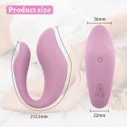 Вибратор для пар Every Night Toys Cosima с дистанционным управлением, розовый, 10 режимов вид 4