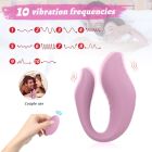 Вибратор для пар Every Night Toys Cosima с дистанционным управлением, розовый, 10 режимов вид 7