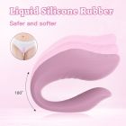 Вибратор для пар Every Night Toys Cosima с дистанционным управлением, розовый, 10 режимов вид 8