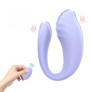 Вибратор для пар Every Night Toys Anthea с пультом, лавандовый, 19.8 х 6.3 см