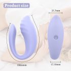 Вибратор для пар Every Night Toys Anthea с пультом, лавандовый, 19.8 х 6.3 см вид 5