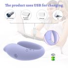 Вибратор для пар Every Night Toys Anthea с пультом, лавандовый, 19.8 х 6.3 см вид 6