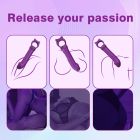 Мини-вибратор Every Night Toys Grace фиолетовый, 10 режимов вибрации вид 5