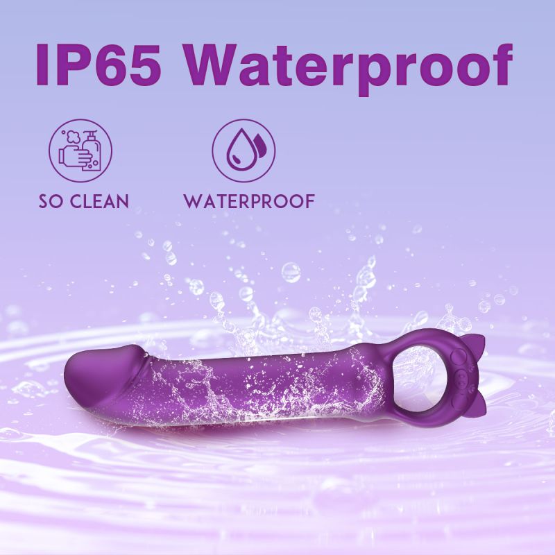 Мини-вибратор Every Night Toys Grace фиолетовый, 10 режимов вибрации вид 6